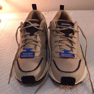 Sketchers Men's Stamina 51706 Beige Running Shoes Sneaker